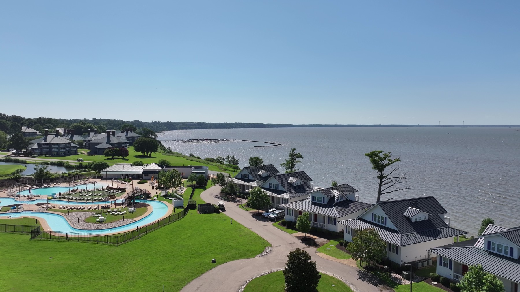 CottageAerialShotRiverViews